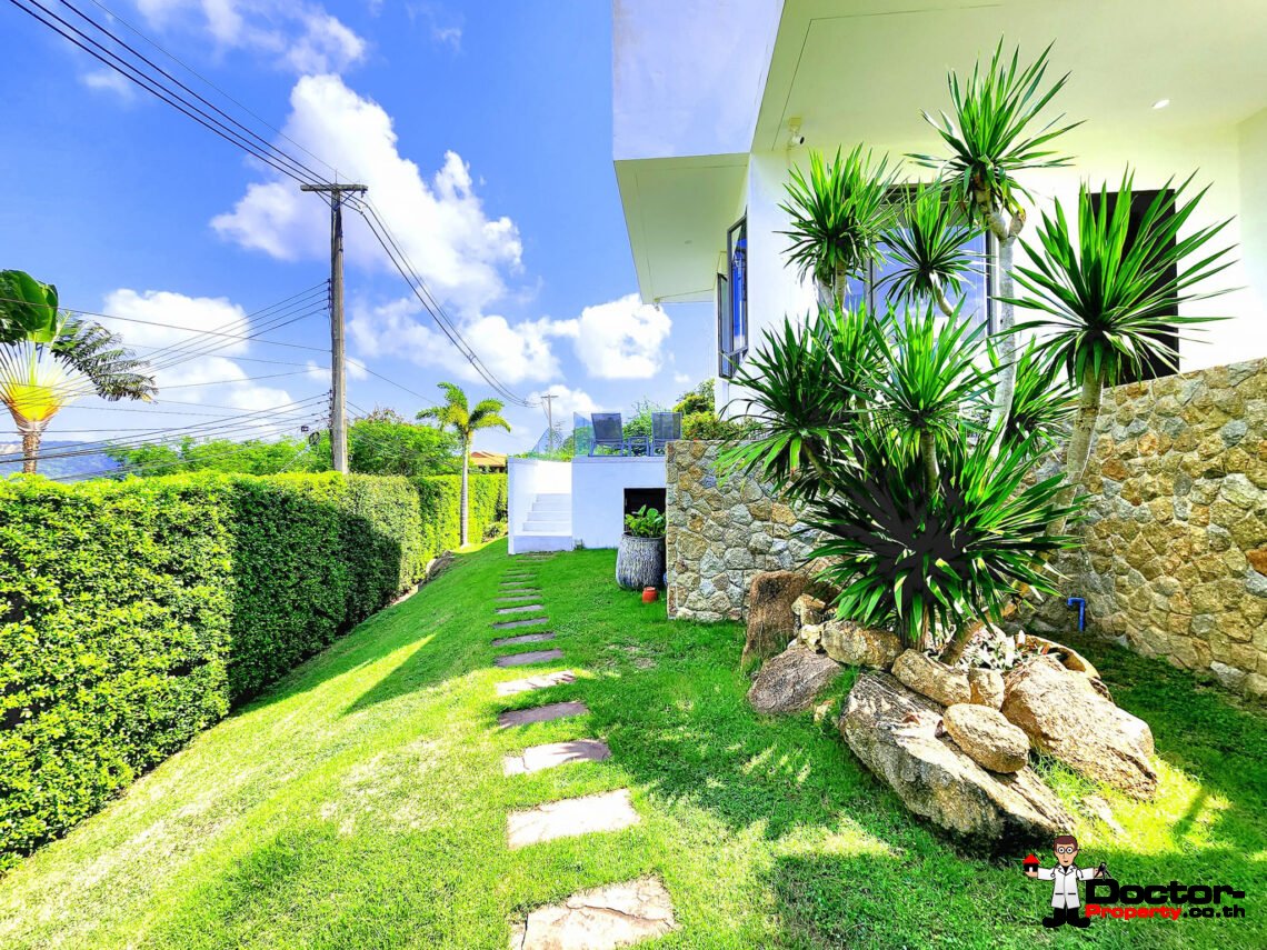 Magnificent 3 Bedroom Luxury Smart Villa with Sea View in Bo Phut, Koh Samui – For Sale