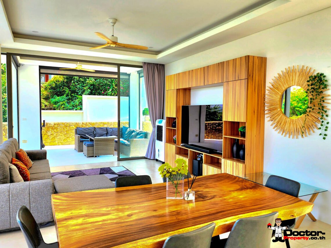 Magnificent 3 Bedroom Luxury Smart Villa with Sea View in Bo Phut, Koh Samui – For Sale