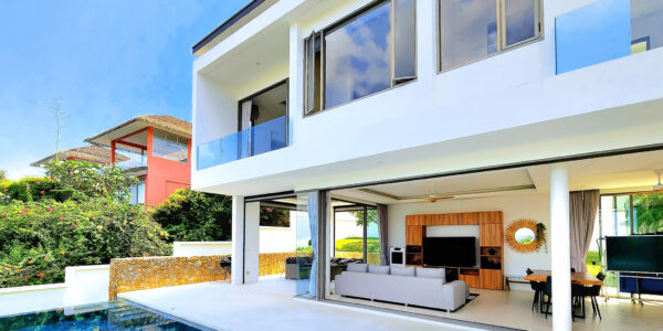 Magnificent 3 Bedroom Luxury Smart Villa with Sea View in Bo Phut, Koh Samui – For Sale