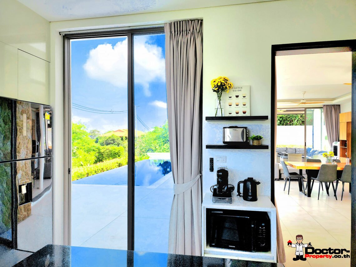 Magnificent 3 Bedroom Luxury Smart Villa with Sea View in Bo Phut, Koh Samui – For Sale