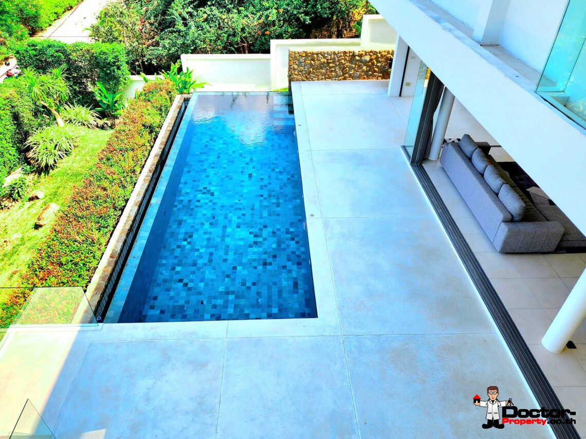 Magnificent 3 Bedroom Luxury Smart Villa with Sea View in Bo Phut, Koh Samui – For Sale
