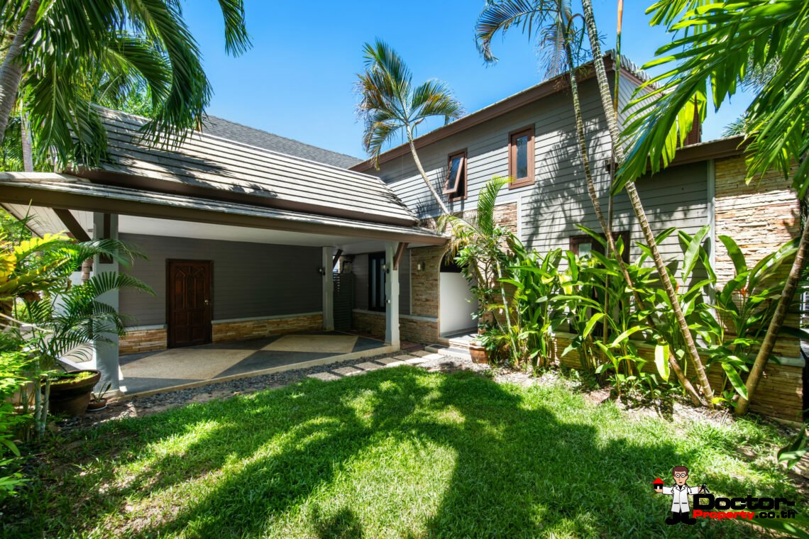 Beachfront 3 Bedroom Pool Villa in Bang Makham, Koh Samui – For Sale
