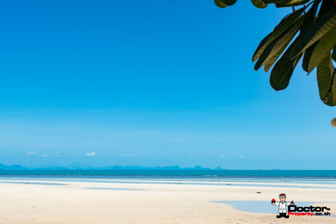 Beachfront 3 Bedroom Pool Villa in Bang Makham, Koh Samui – For Sale