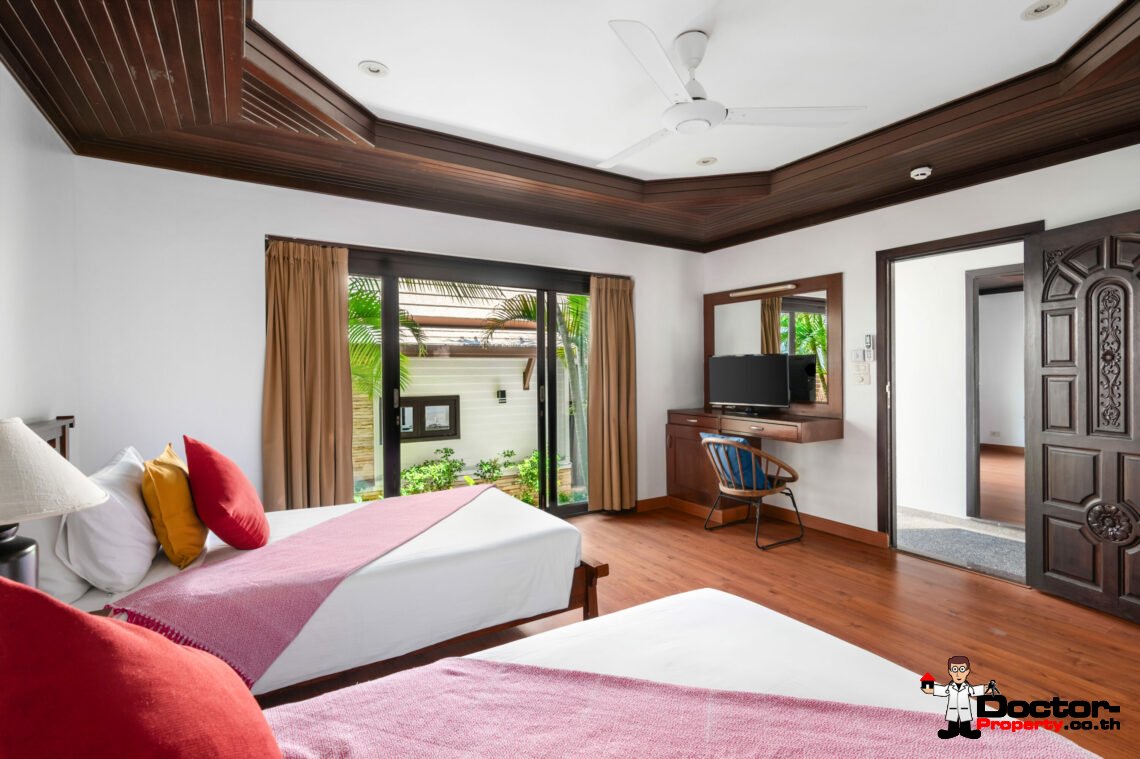 Beachfront 3 Bedroom Pool Villa in Bang Makham, Koh Samui – For Sale