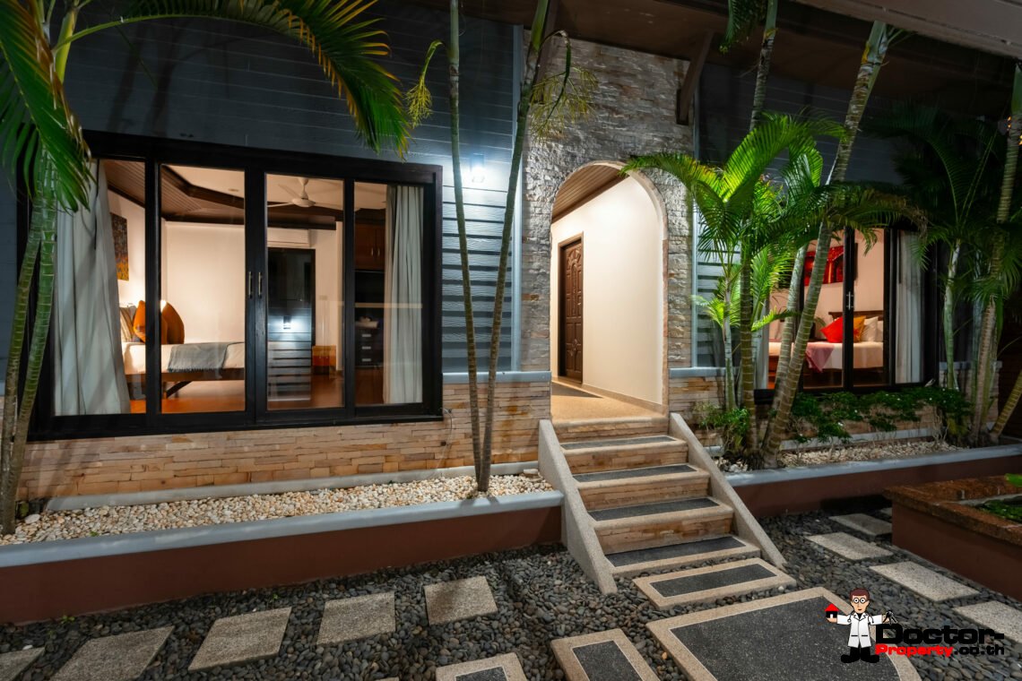 Beachfront 3 Bedroom Pool Villa in Bang Makham, Koh Samui – For Sale