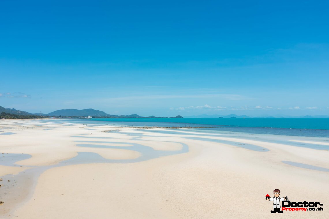 Beachfront 3 Bedroom Pool Villa in Bang Makham, Koh Samui – For Sale