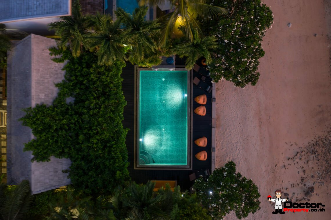 Beachfront 3 Bedroom Pool Villa in Bang Makham, Koh Samui – For Sale