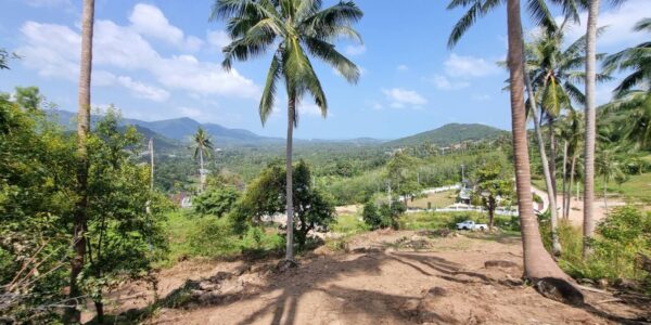 2,171 SQM Land with Partial Sea View and Mountain View in Mae Nam, Koh Samui – For Sale