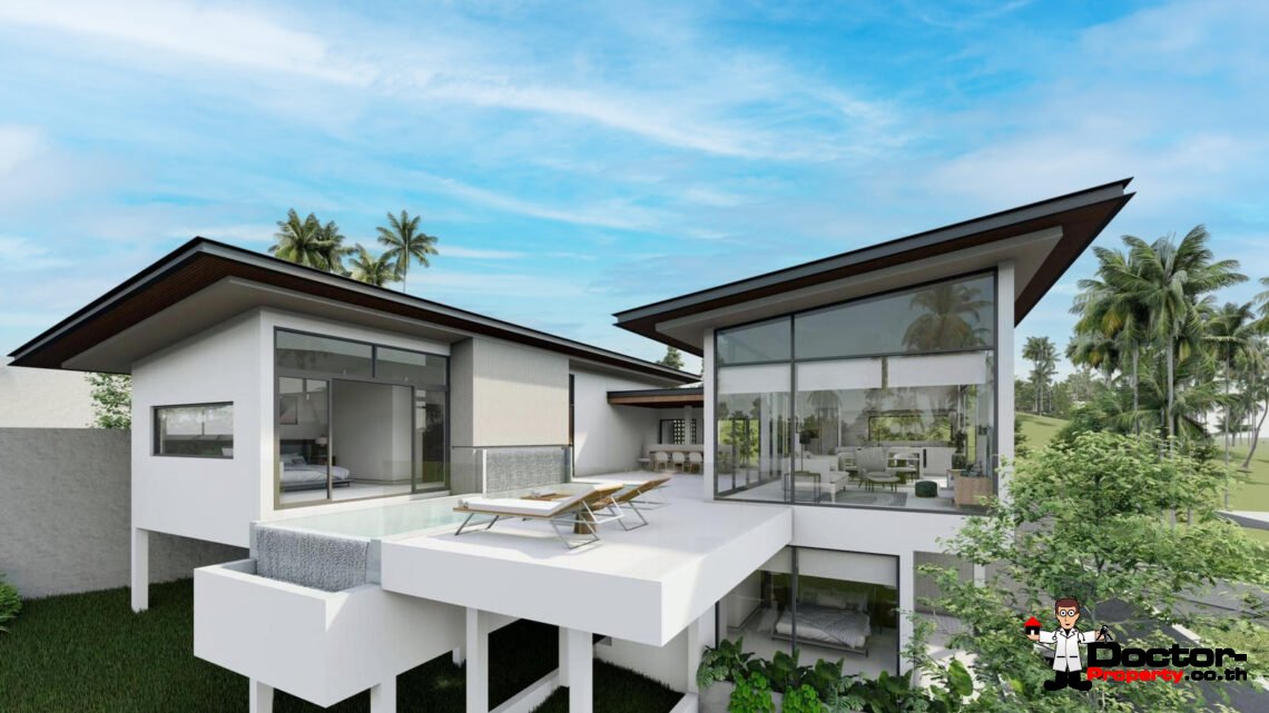 New 3 Bedroom Tropical Private Pool Villa in Mae Nam, Koh Samui – For Sale