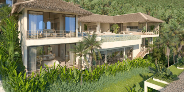 New Luxury 5-8 Bedroom Villa with Sea View and Sunset View in Bang Makham, Koh Samui – For Sale