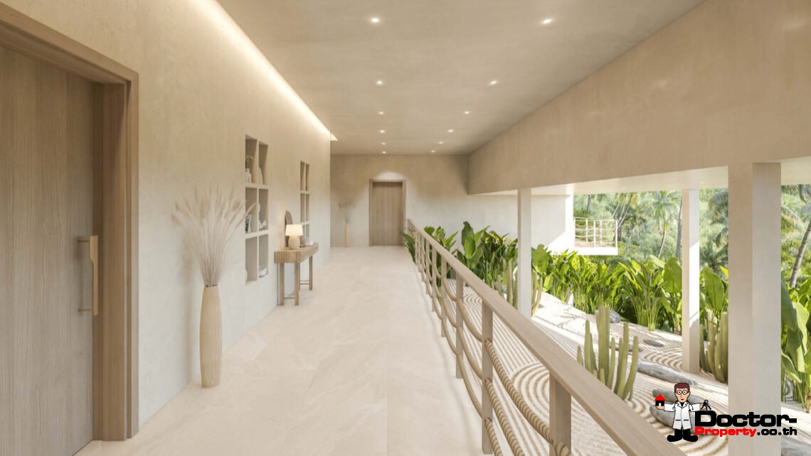 New Luxury 5-8 Bedroom Villa with Sea View and Sunset View in Bang Makham, Koh Samui – For Sale