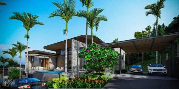 New 3 Bedroom Private Pool Villa with Garden in Mae Nam, Koh Samui – For Sale