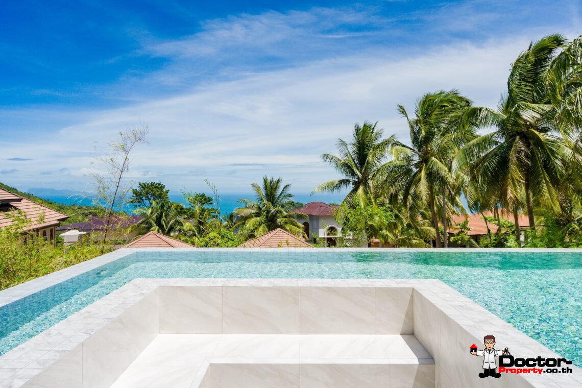 4 Bedroom Villa in Private Hilltop Estate, Bang Por, Koh Samui – For Sale