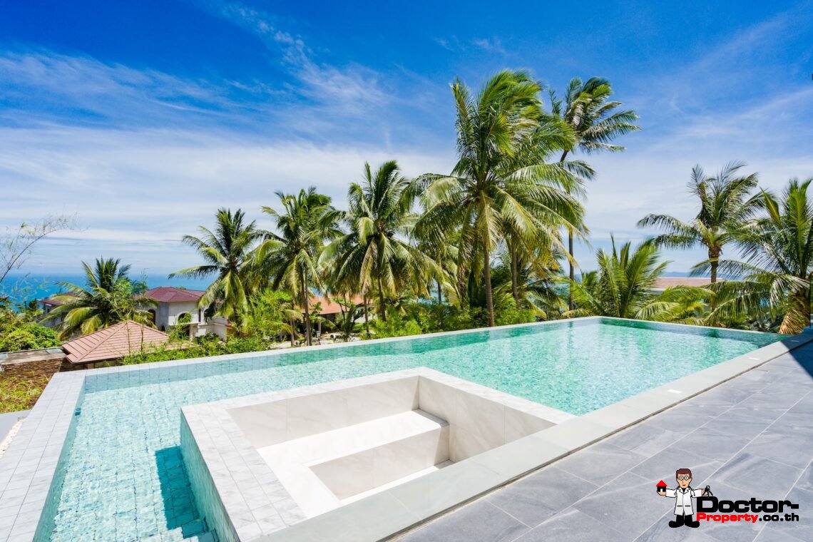 4 Bedroom Villa in Private Hilltop Estate, Bang Por, Koh Samui – For Sale
