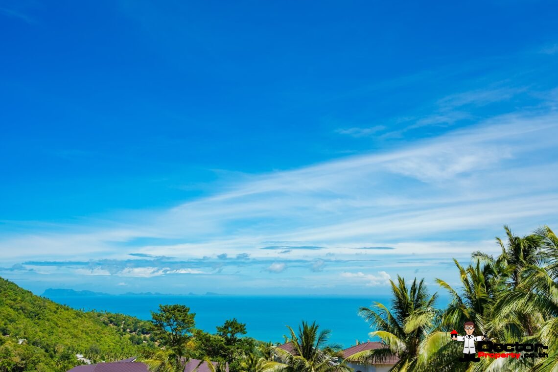 4 Bedroom Villa in Private Hilltop Estate, Bang Por, Koh Samui – For Sale