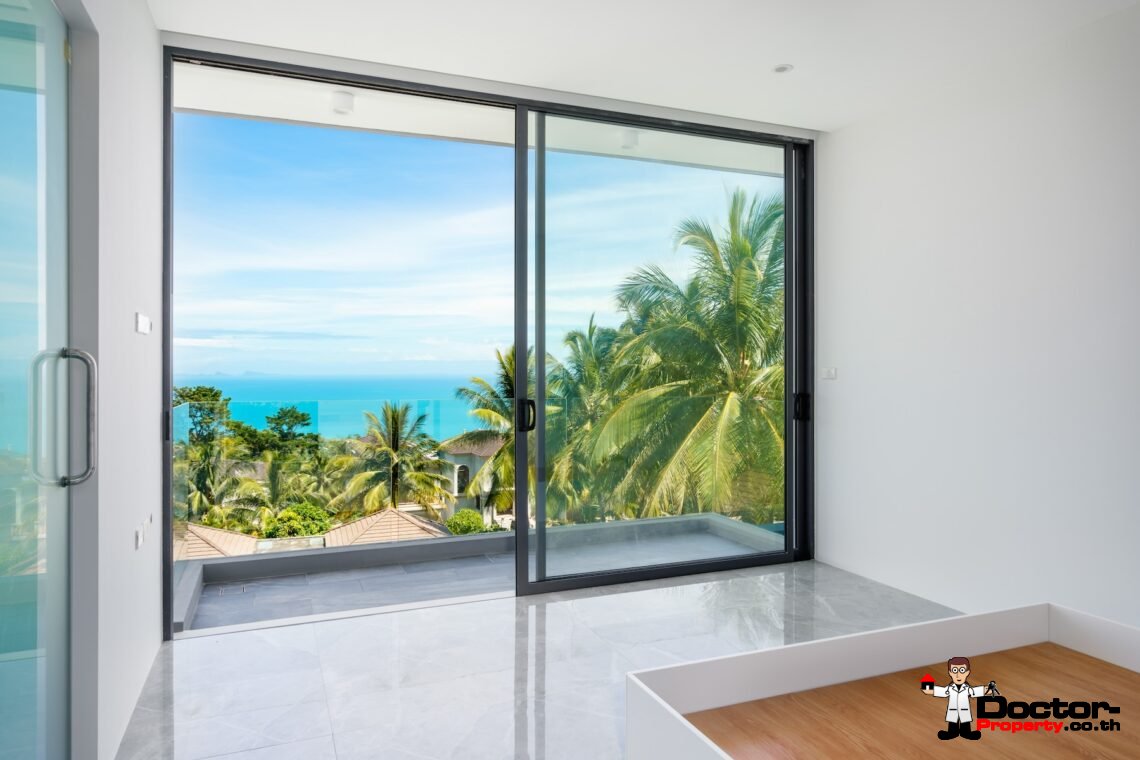 4 Bedroom Villa in Private Hilltop Estate, Bang Por, Koh Samui – For Sale