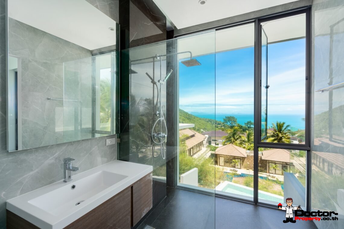 4 Bedroom Villa in Private Hilltop Estate, Bang Por, Koh Samui – For Sale