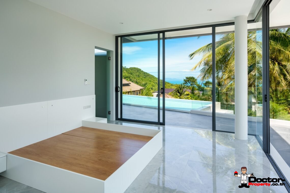 4 Bedroom Villa in Private Hilltop Estate, Bang Por, Koh Samui – For Sale