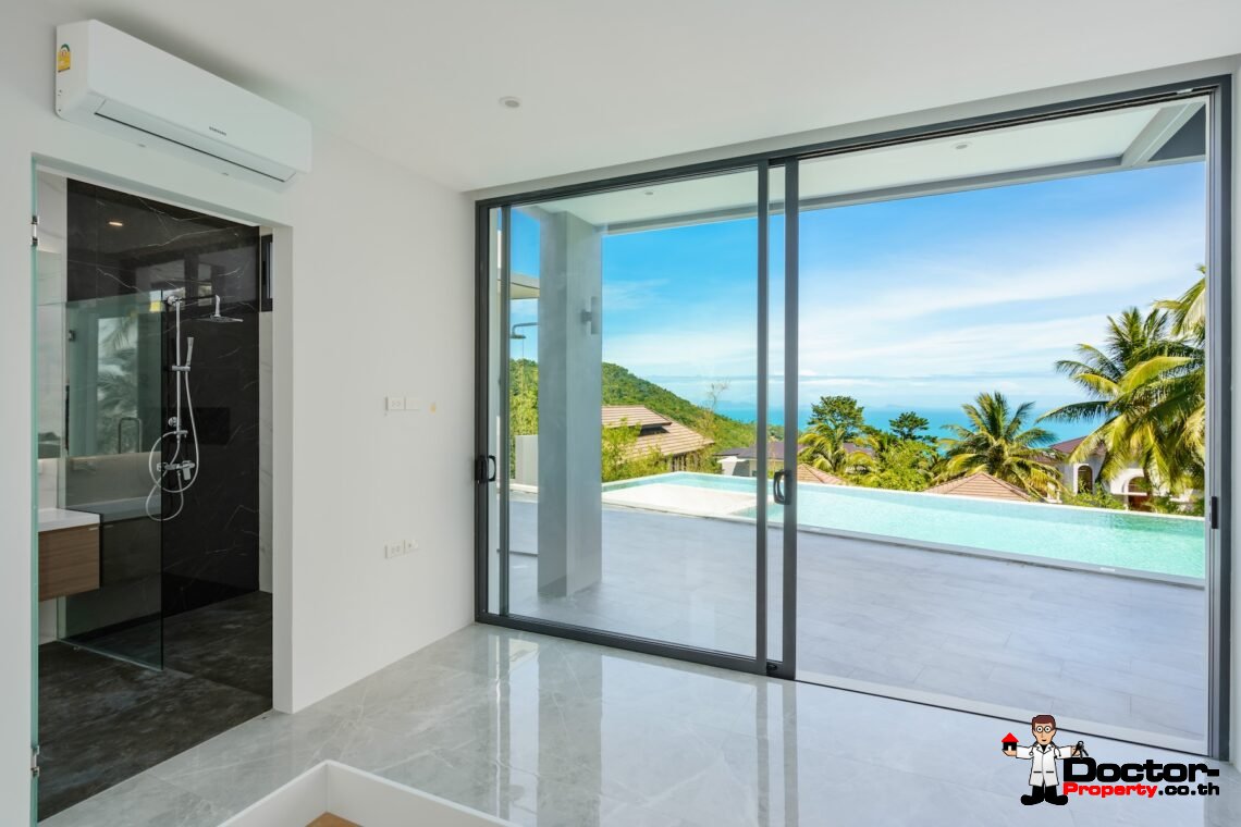 4 Bedroom Villa in Private Hilltop Estate, Bang Por, Koh Samui – For Sale