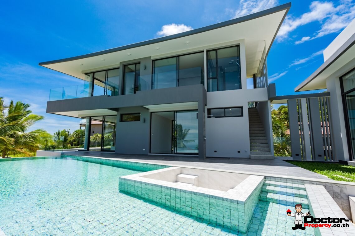 4 Bedroom Villa in Private Hilltop Estate, Bang Por, Koh Samui – For Sale