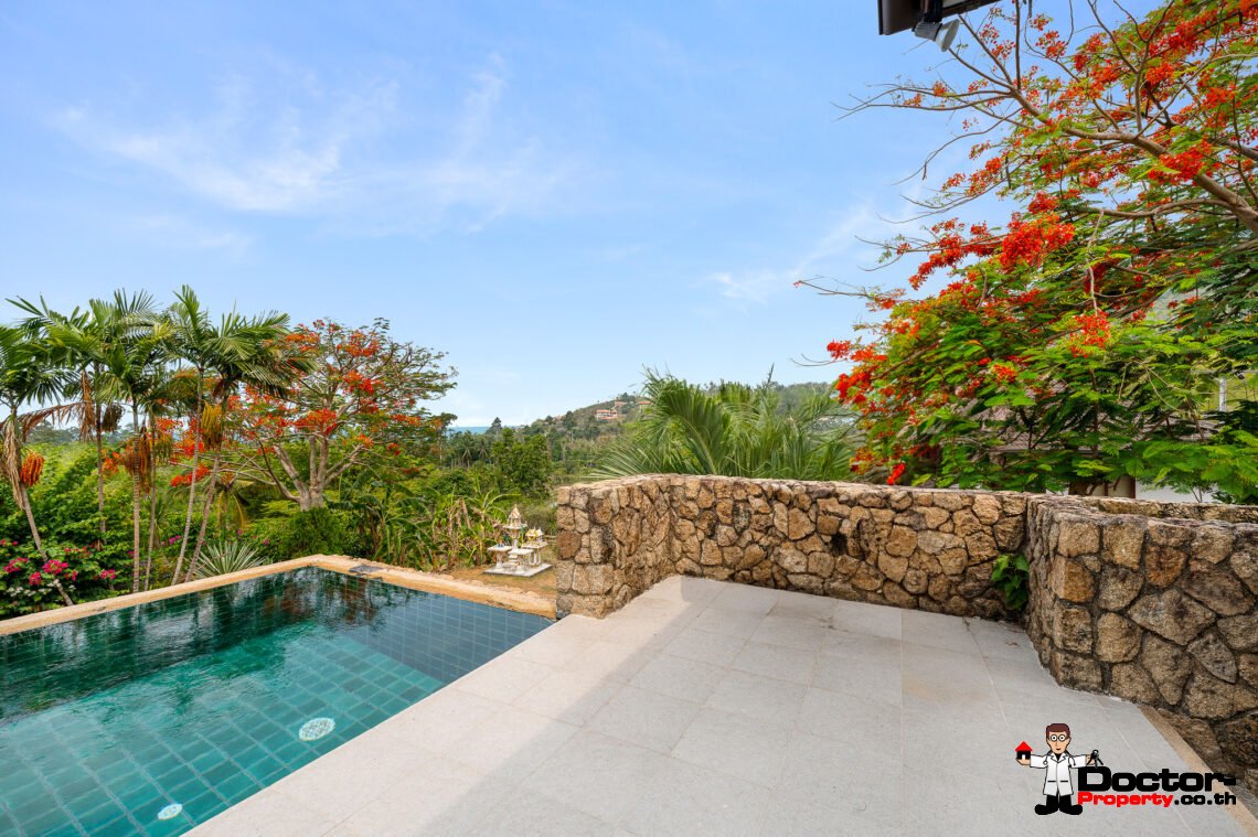 2 Bedroom and 3 Bedroom Villa with Sea View in Bang Makham, Koh Samui –  For Sale