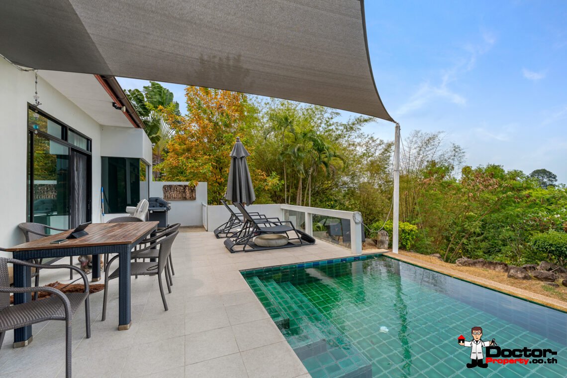 2 Bedroom and 3 Bedroom Villa with Sea View in Bang Makham, Koh Samui –  For Sale
