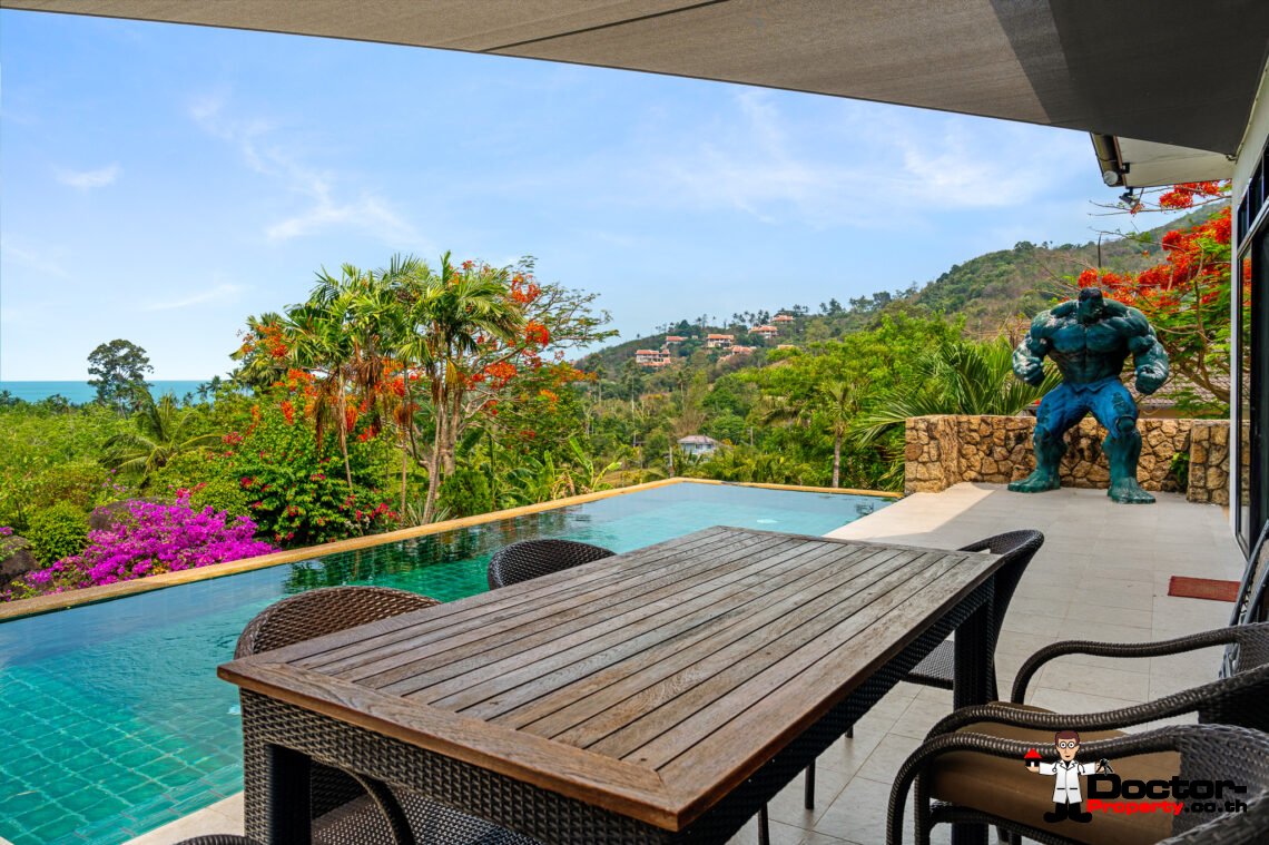 2 Bedroom and 3 Bedroom Villa with Sea View in Bang Makham, Koh Samui –  For Sale