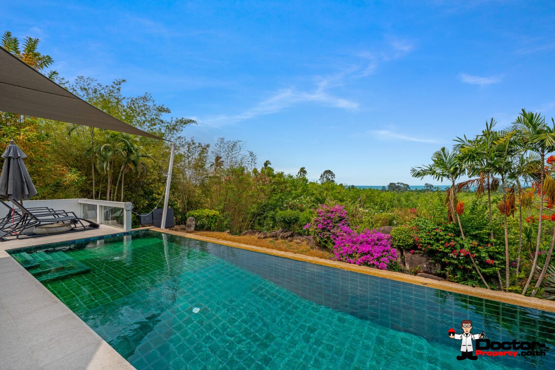 2 Bedroom and 3 Bedroom Villa with Sea View in Bang Makham, Koh Samui –  For Sale