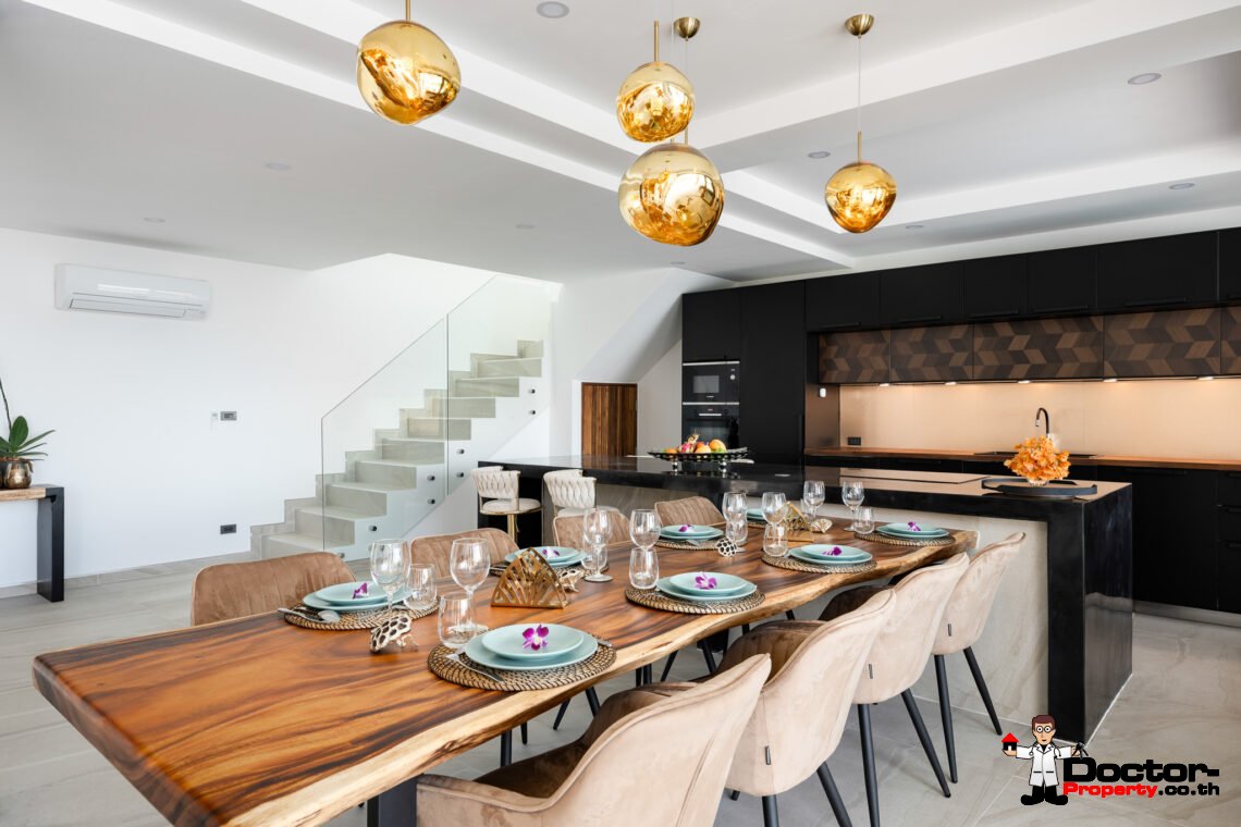Elegant 4 Bedroom Sea View Pool Villa in Bo Phut, Koh Samui – For Sale