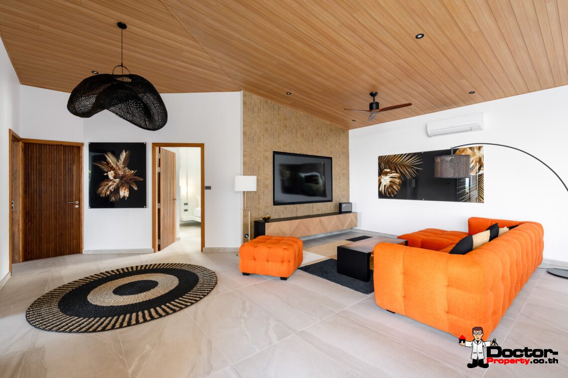 Elegant 4 Bedroom Sea View Pool Villa in Bo Phut, Koh Samui – For Sale