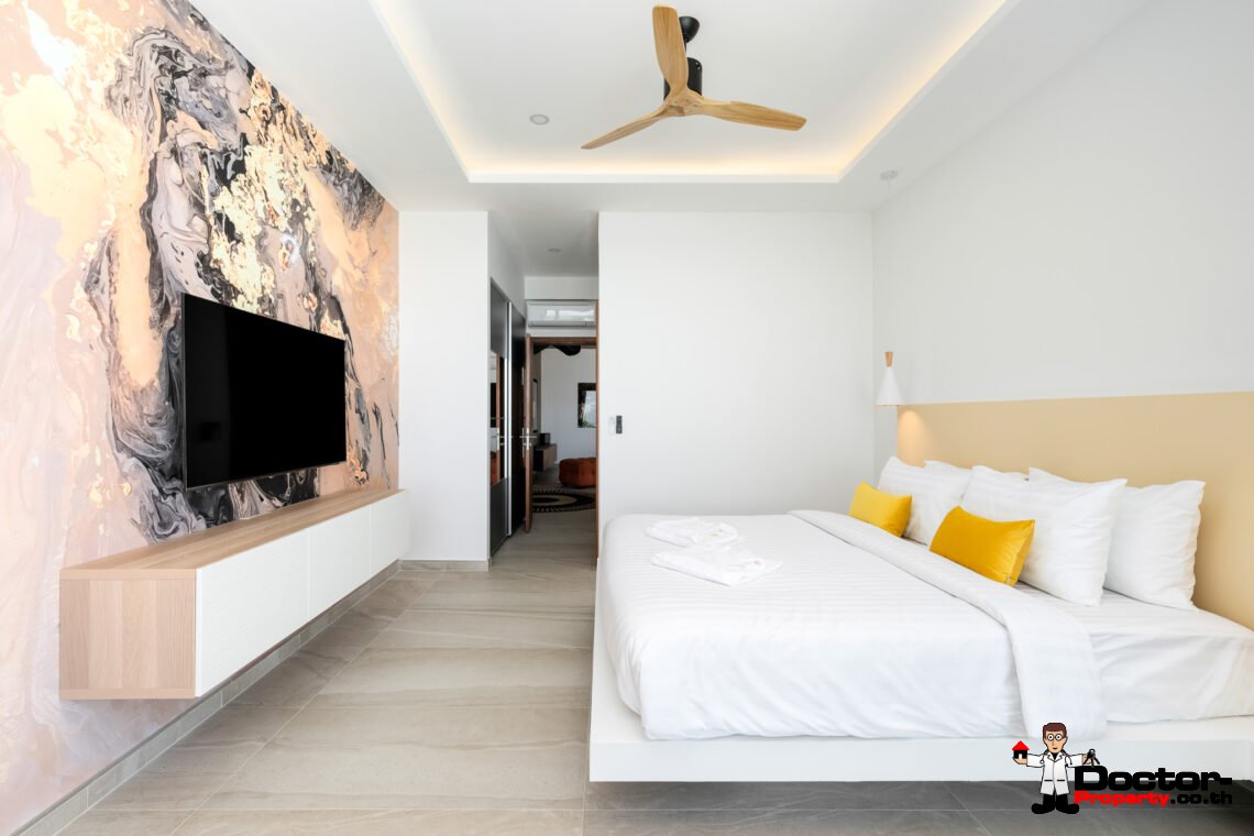 Elegant 4 Bedroom Sea View Pool Villa in Bo Phut, Koh Samui – For Sale