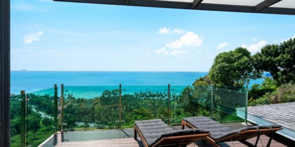 3 Bedroom Pool Villa with Sea View in Angthong, Koh Samui – For Sale