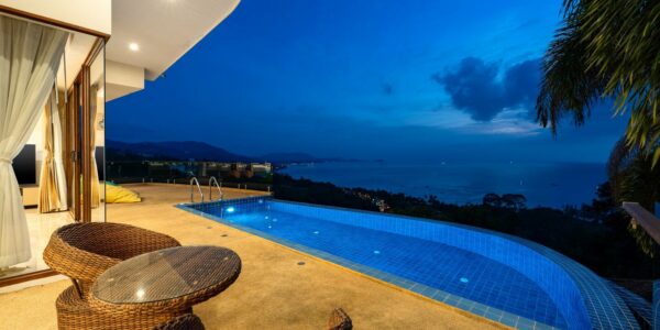 3 Bedroom Pool Villa with Sea View in Angthong, Koh Samui – For Sale