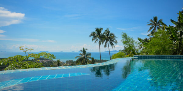 3 Bedroom Pool Villa with Sea View in Nathon, Koh Samui – For Sale