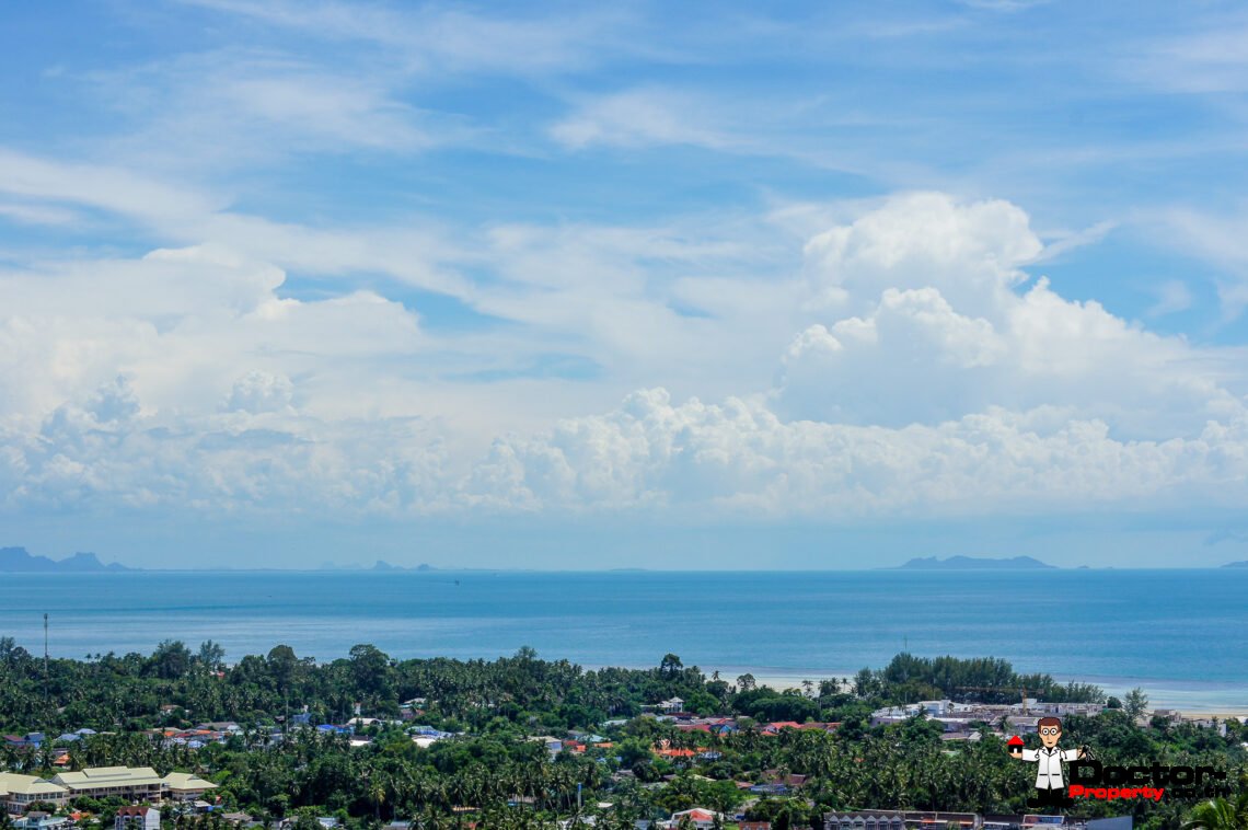 3 Bedroom Pool Villa with Sea View in Nathon, Koh Samui – For Sale