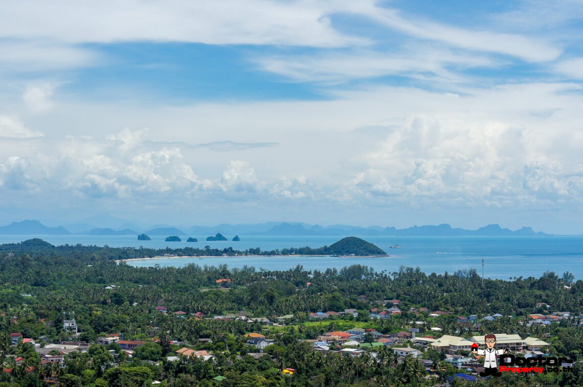 3 Bedroom Pool Villa with Sea View in Nathon, Koh Samui – For Sale