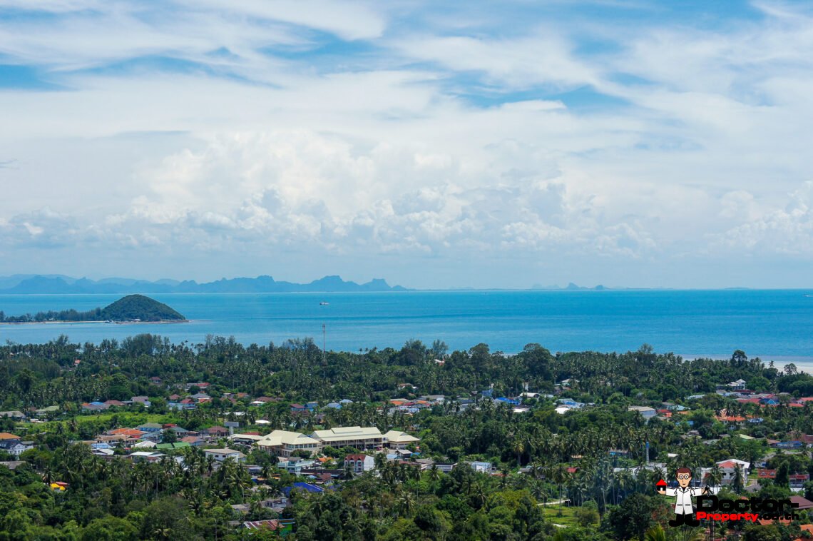 3 Bedroom Pool Villa with Sea View in Nathon, Koh Samui – For Sale