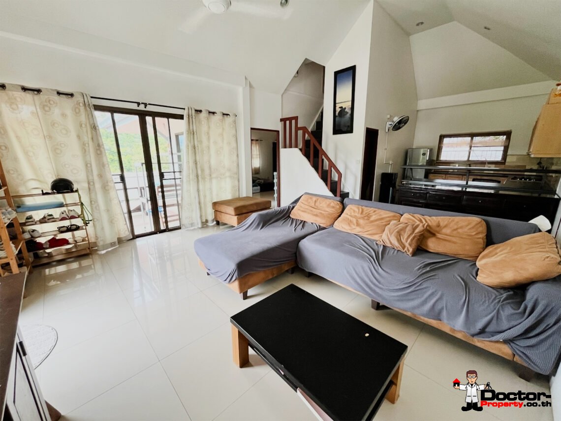 Spacious 3,200 Sqm Land with House in Bang Rak, Koh Samui – For Sale
