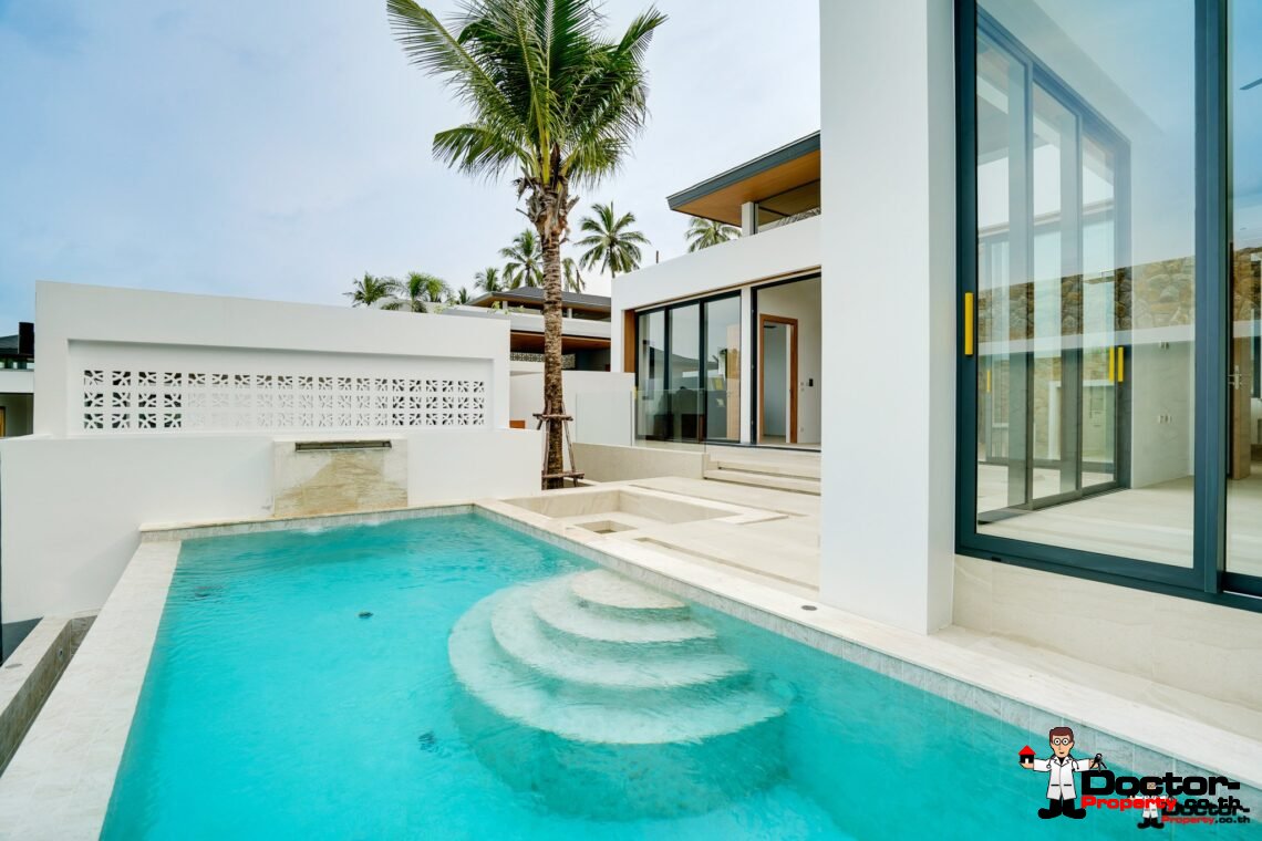New 3 Bedroom Private Pool Villa in Mae Nam, Koh Samui – For Sale