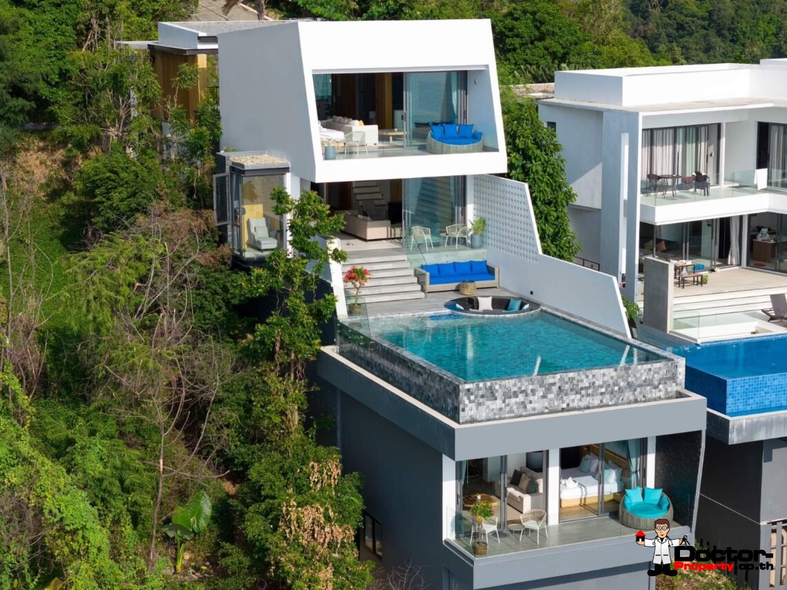6 Bedroom Private Pool Villa with Sea View in Laem Yai, Koh Samui – For Sale