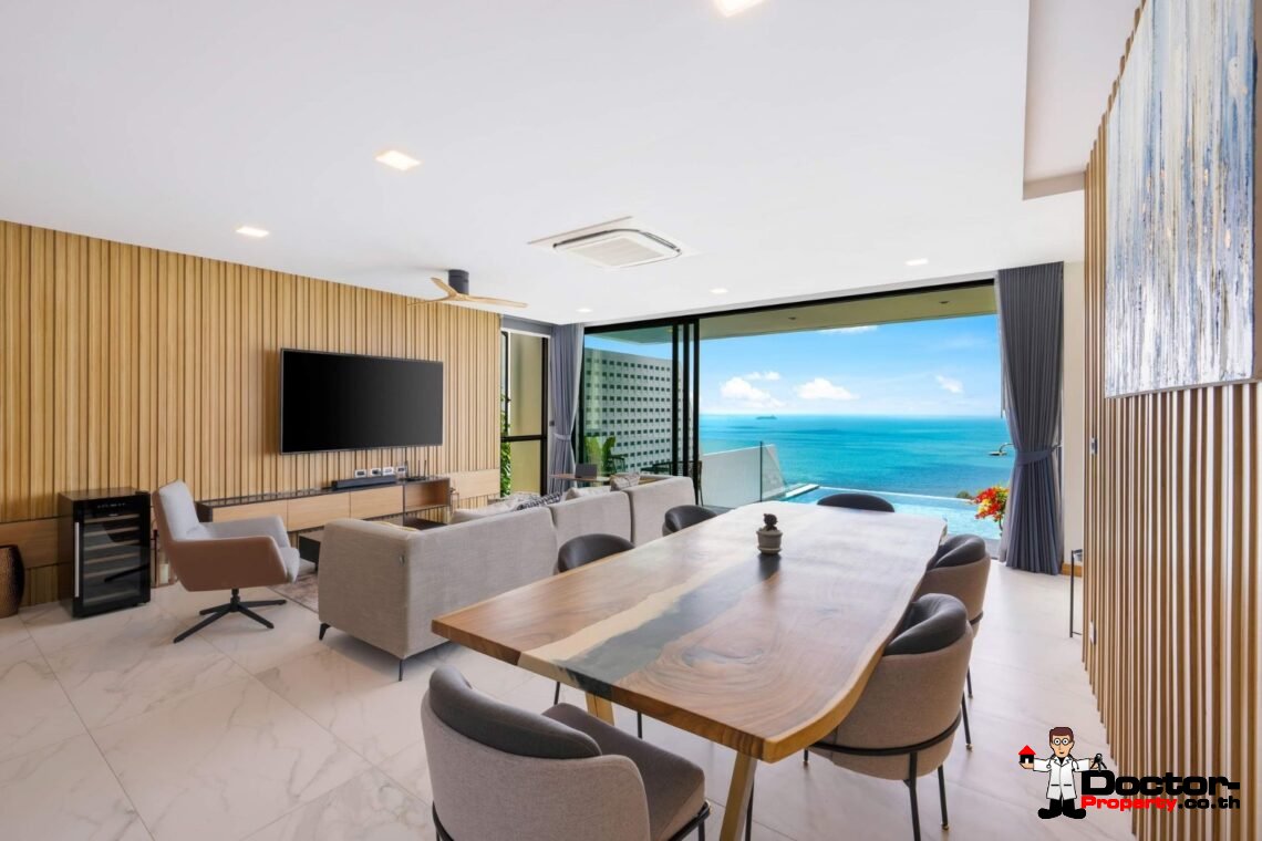 6 Bedroom Private Pool Villa with Sea View in Laem Yai, Koh Samui – For Sale