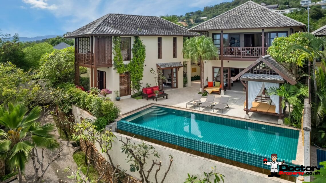 5 Bedroom Private Pool Villa in Choeng Mon, Koh Samui – For Sale