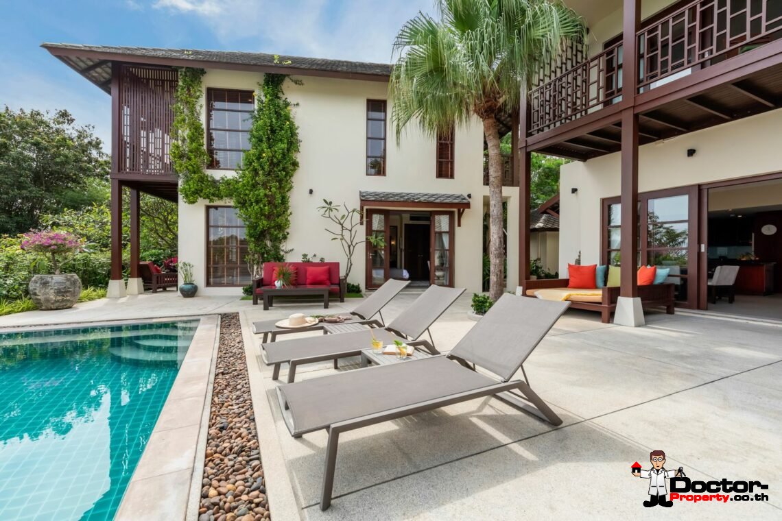 5 Bedroom Private Pool Villa in Choeng Mon, Koh Samui – For Sale