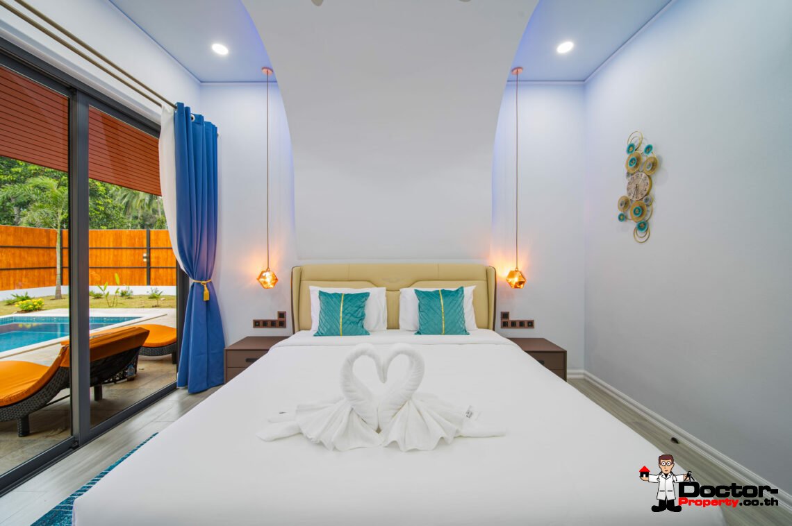 # bedroom pool villa Lamai