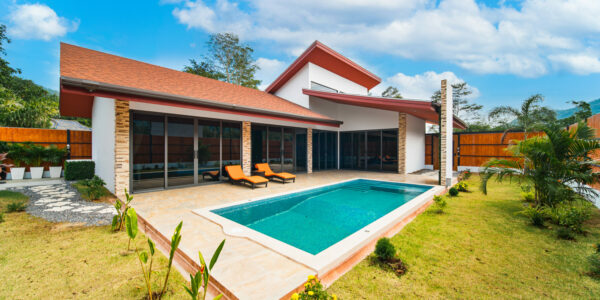 # bedroom pool villa Lamai