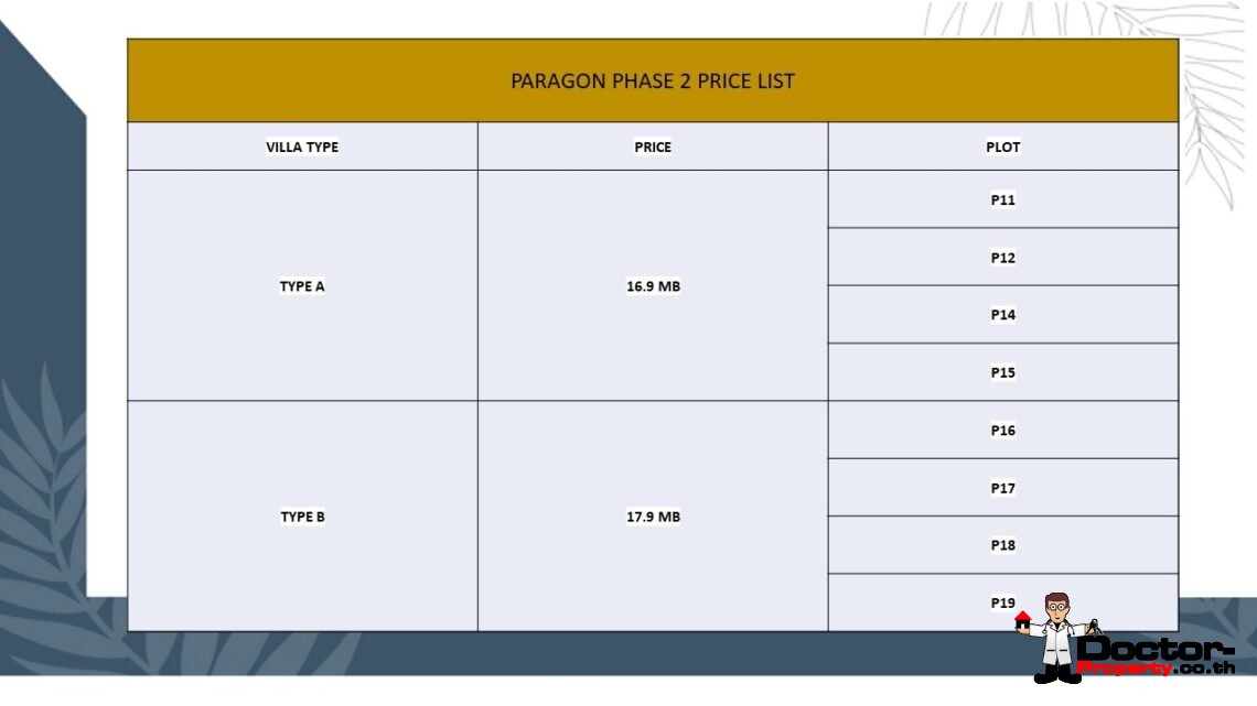 2 Bedroom partial Seaview Pool Villa near Fisherman’s Village in Bophut, Koh Samui – For Sale