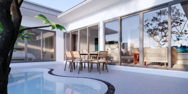 New 1-4 Bedroom Pool Villa in Choeng Mon, Koh Samui – For Sale
