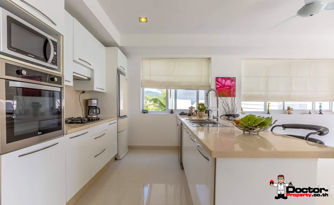 3 Bedroom Private Pool Villa with Sea View in Chaweng, Koh Samui – For Sale