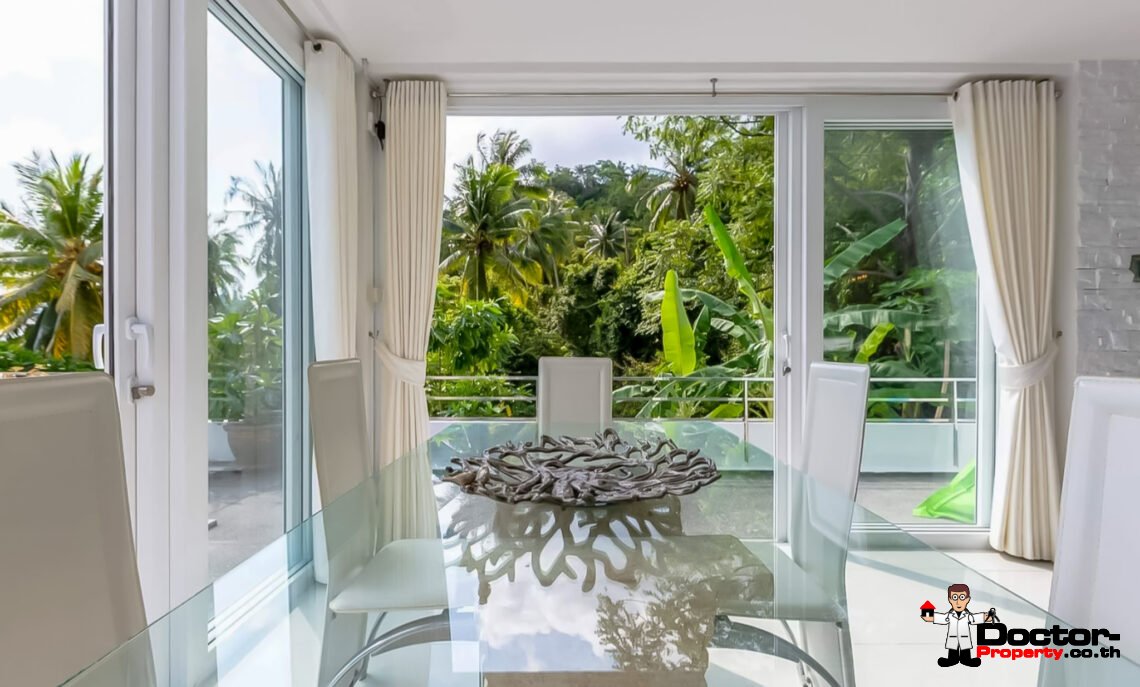 3 Bedroom Private Pool Villa with Sea View in Chaweng, Koh Samui – For Sale