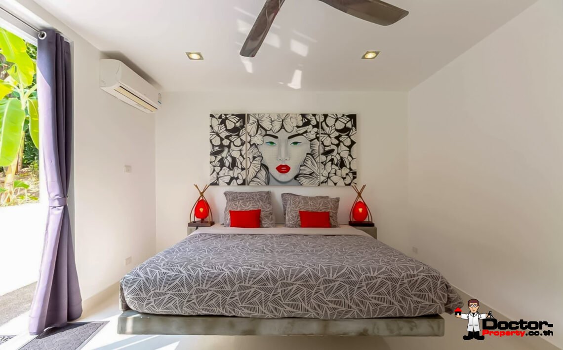 3 Bedroom Private Pool Villa with Sea View in Chaweng, Koh Samui – For Sale